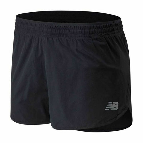 New Balance Dames Sportshort - Zwart