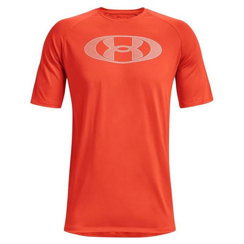 Under Armour Tech 2.0 Heren T-shirt Korte Mouw - Oranje