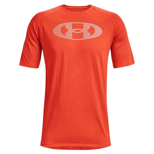 Under Armour Tech 2.0 Heren T-shirt Korte Mouw - Oranje