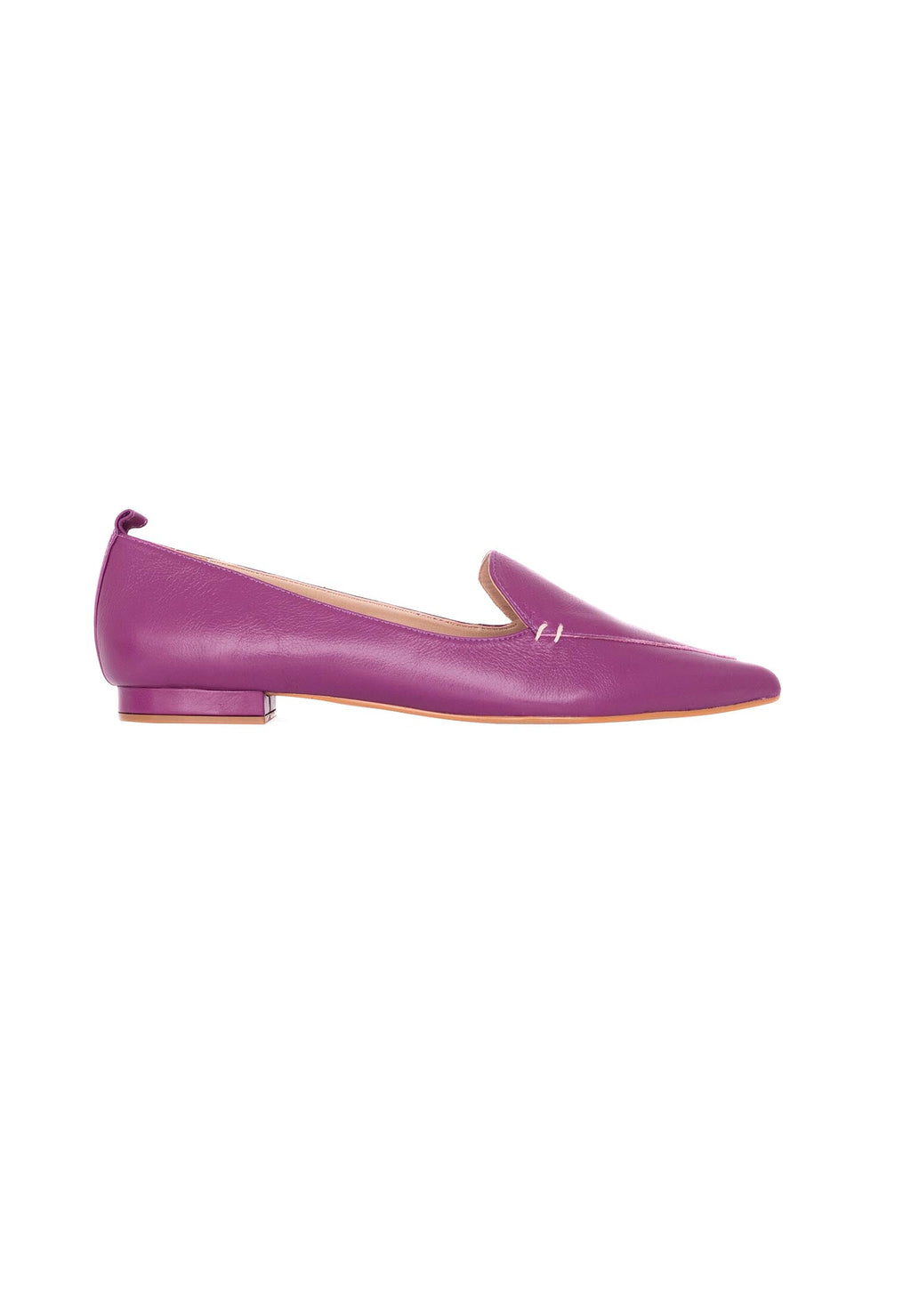 Butiá Purple Leather Ballerinas – Pointed-Toe Flat (Copy)-0