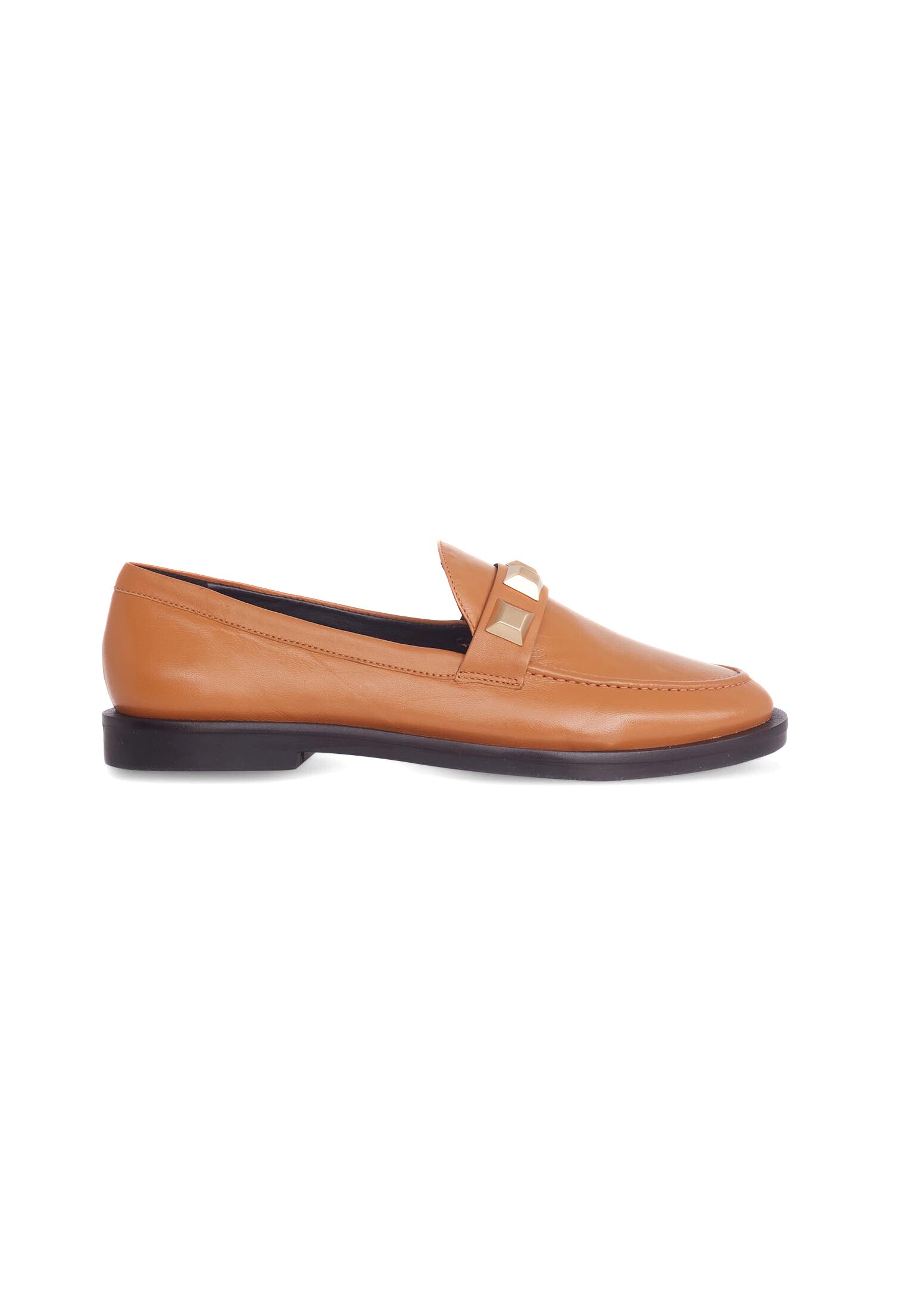 Caetê Calf Caramel Leather Loafers-0