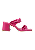 Xaxim Goat Pink Leather Mules – 6.5cm Block Heel Slip-On-0