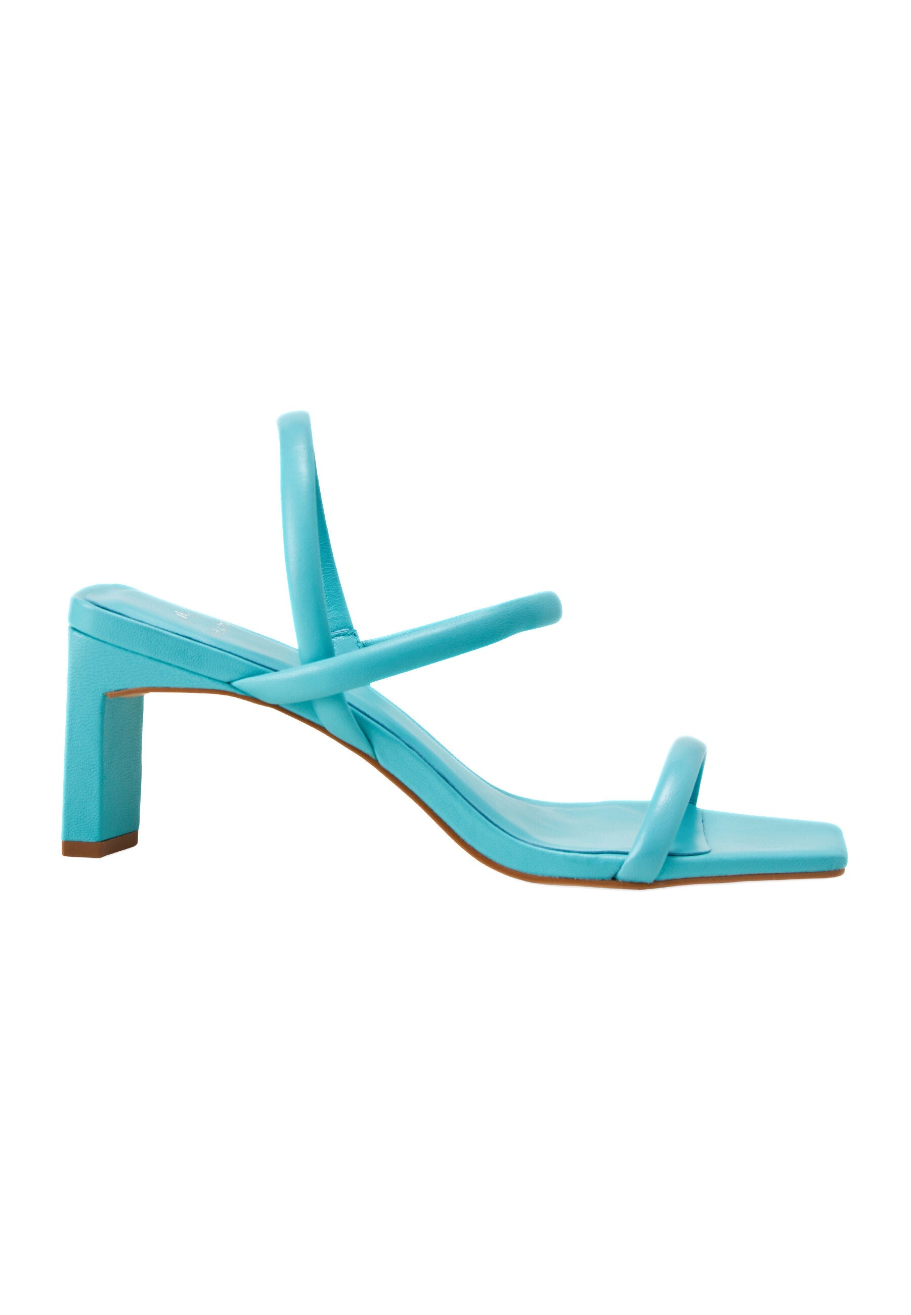 Palmito Goat Turquoise Leather Sandals – 6.5cm Block Heel Open Toe (Copy)-0