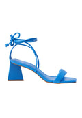 Caúna Calf Blue Leather Strappy Sandals – 6.5cm Block Heel-0