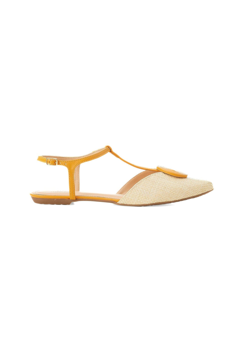Acerola Textile Sandals – Natural Eco Flat-0