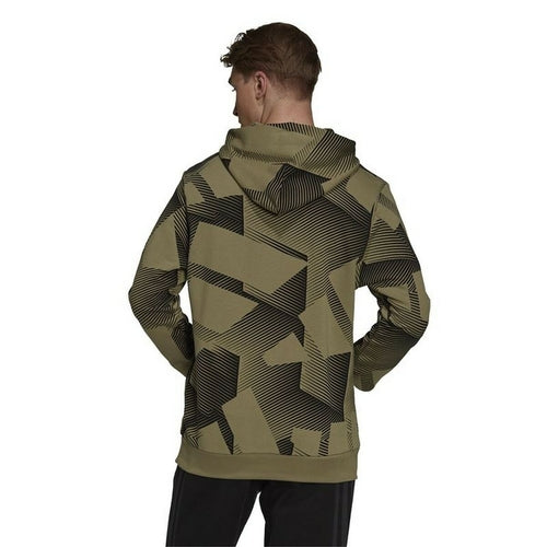 Adidas Graphic Hoodie Heren - Khaki