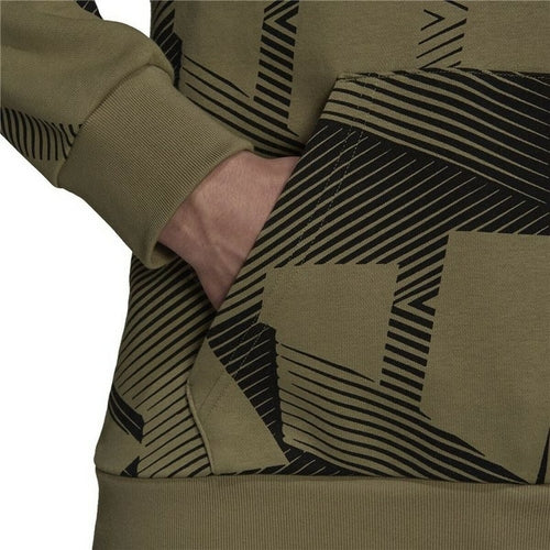 Adidas Graphic Hoodie Heren - Khaki