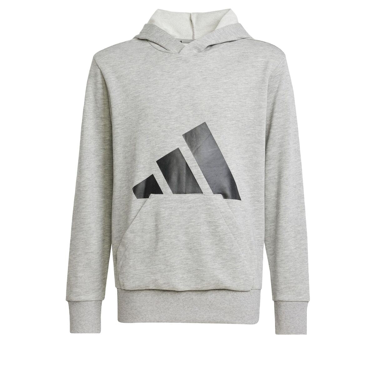 Adidas Big Logo Hoodie Meisjes - Lichtgrijs