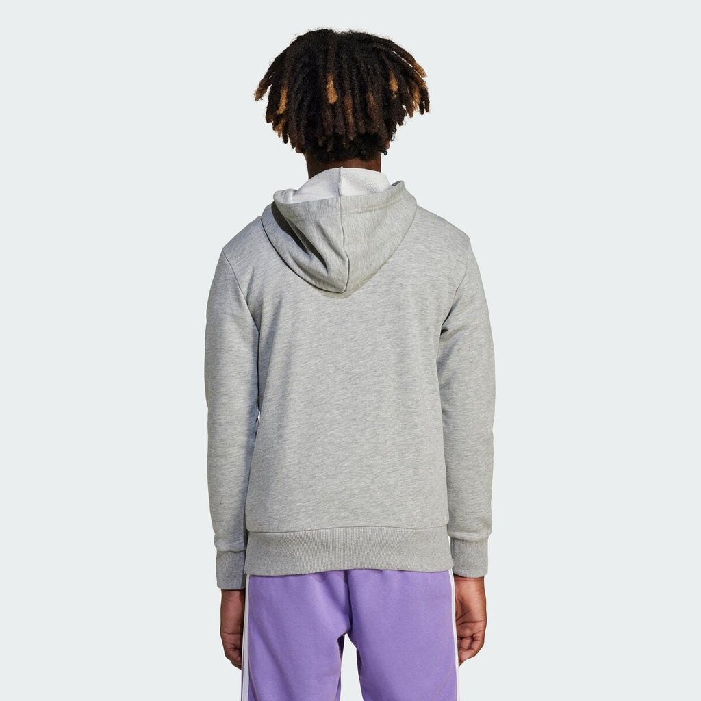 Adidas Big Logo Hoodie Meisjes - Lichtgrijs