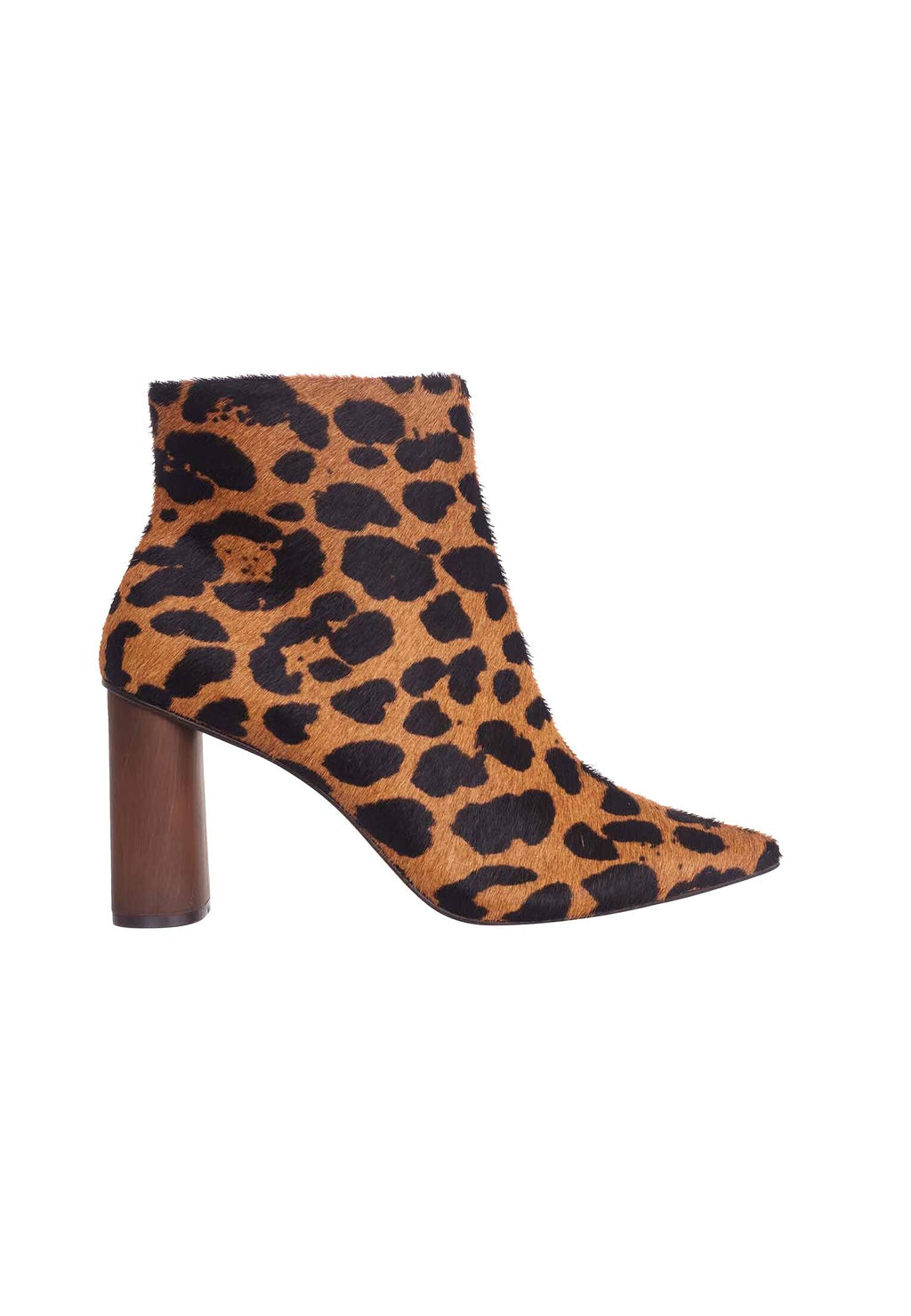 Sapucaia Animal Print Boots – 8.4cm Block Heel Ankle