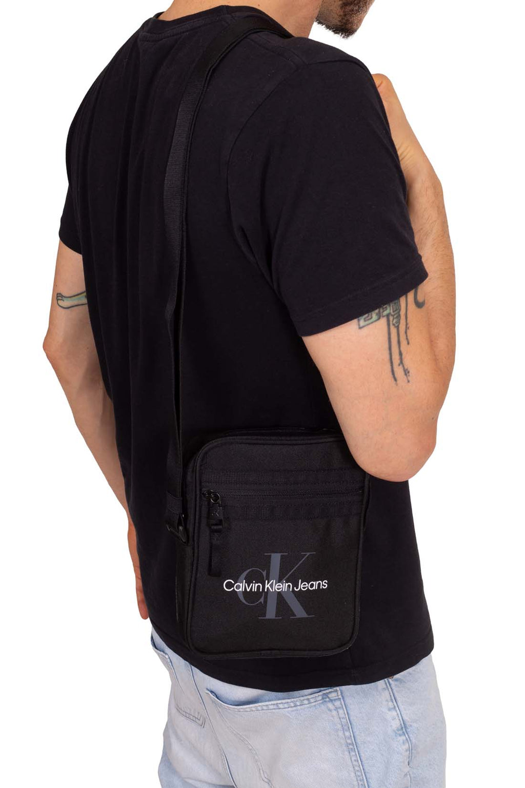 CALVIN KLEIN - Men's reporter bag with logo-8