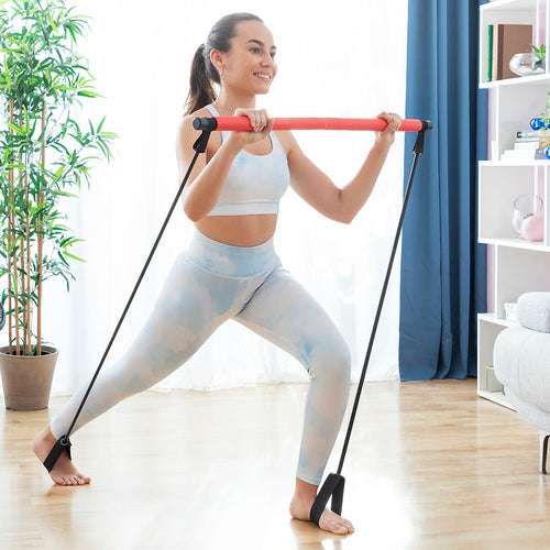 Fitness Trainingsbar met Weerstandsbanden - Resibar
