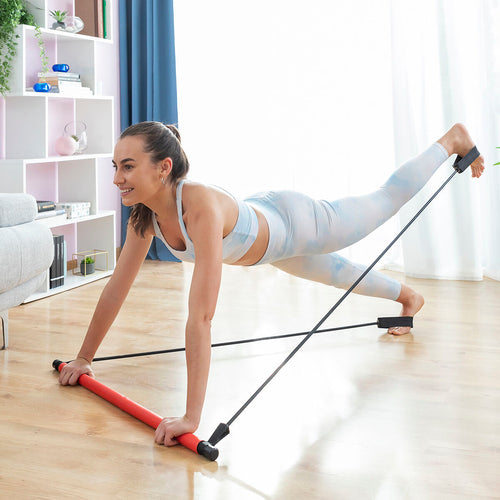 Fitness Trainingsbar met Weerstandsbanden - Resibar