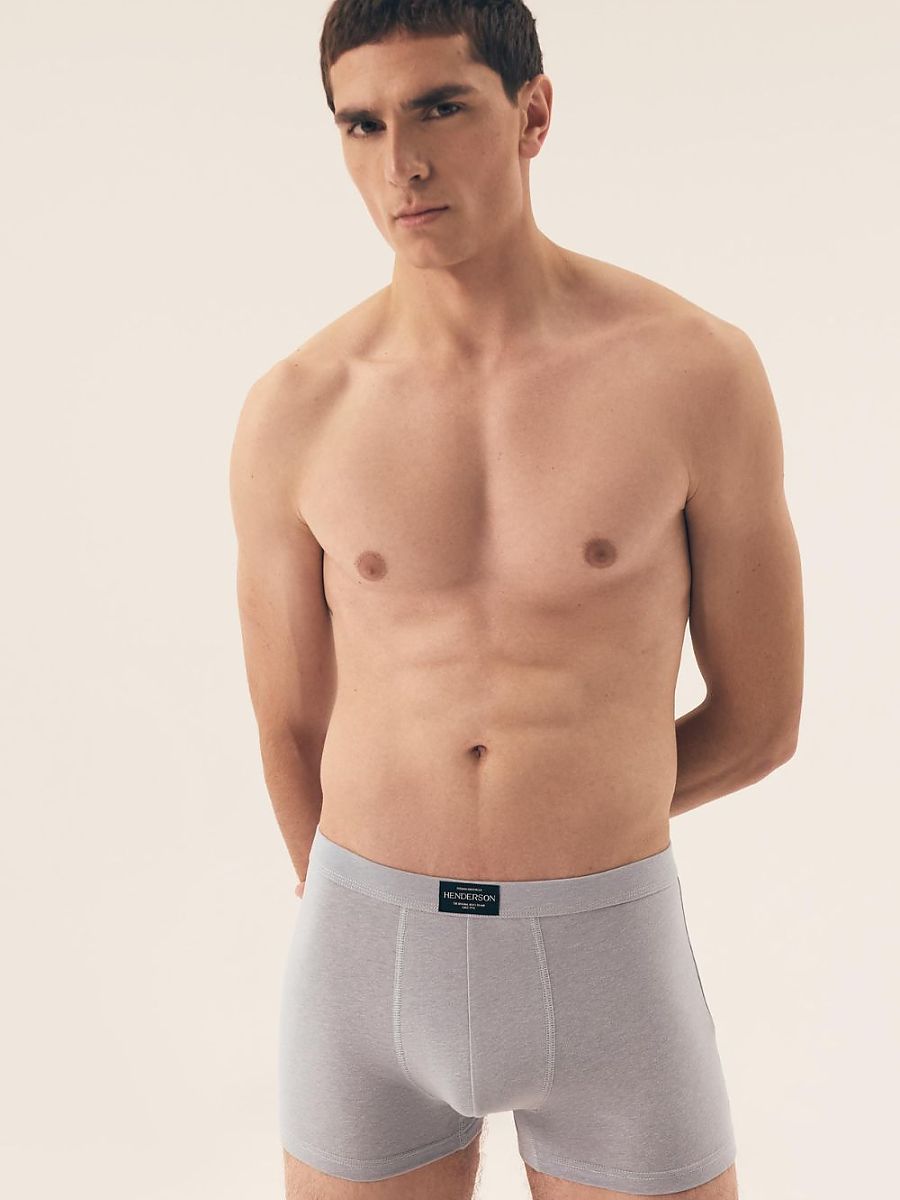 Henderson Heren Boxershorts Set - Wit/Zwart/Grijs