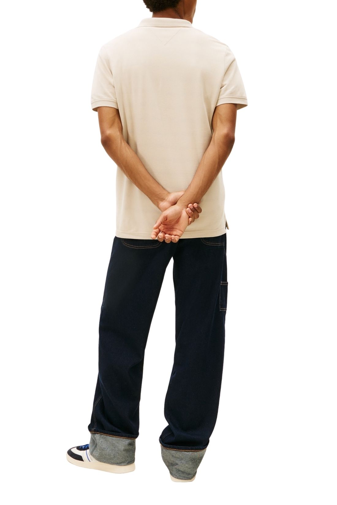 TOMMY JEANS - Men's slim piquet polo shirt  - Size XL-2