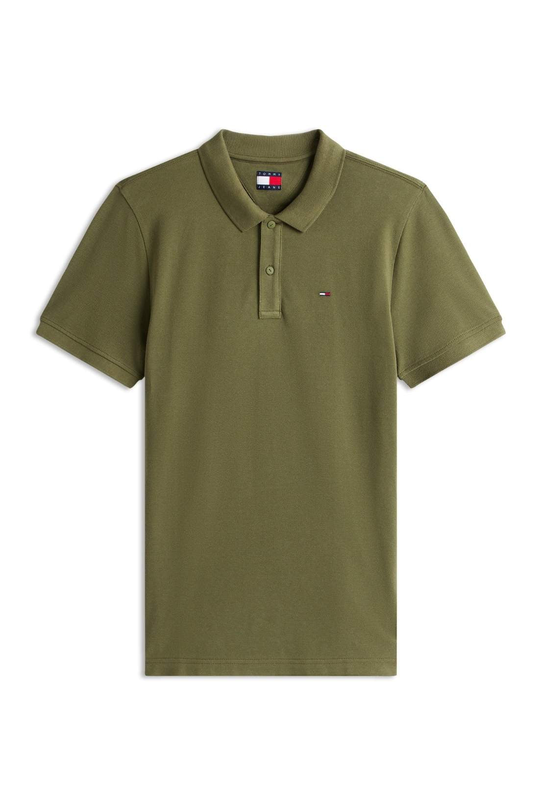 TOMMY JEANS - Men's slim piquet polo shirt  - Size XL-13