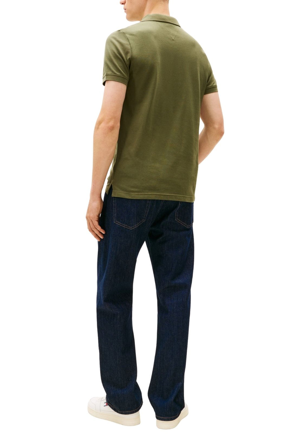 TOMMY JEANS - Men's slim piquet polo shirt  - Size XL-14