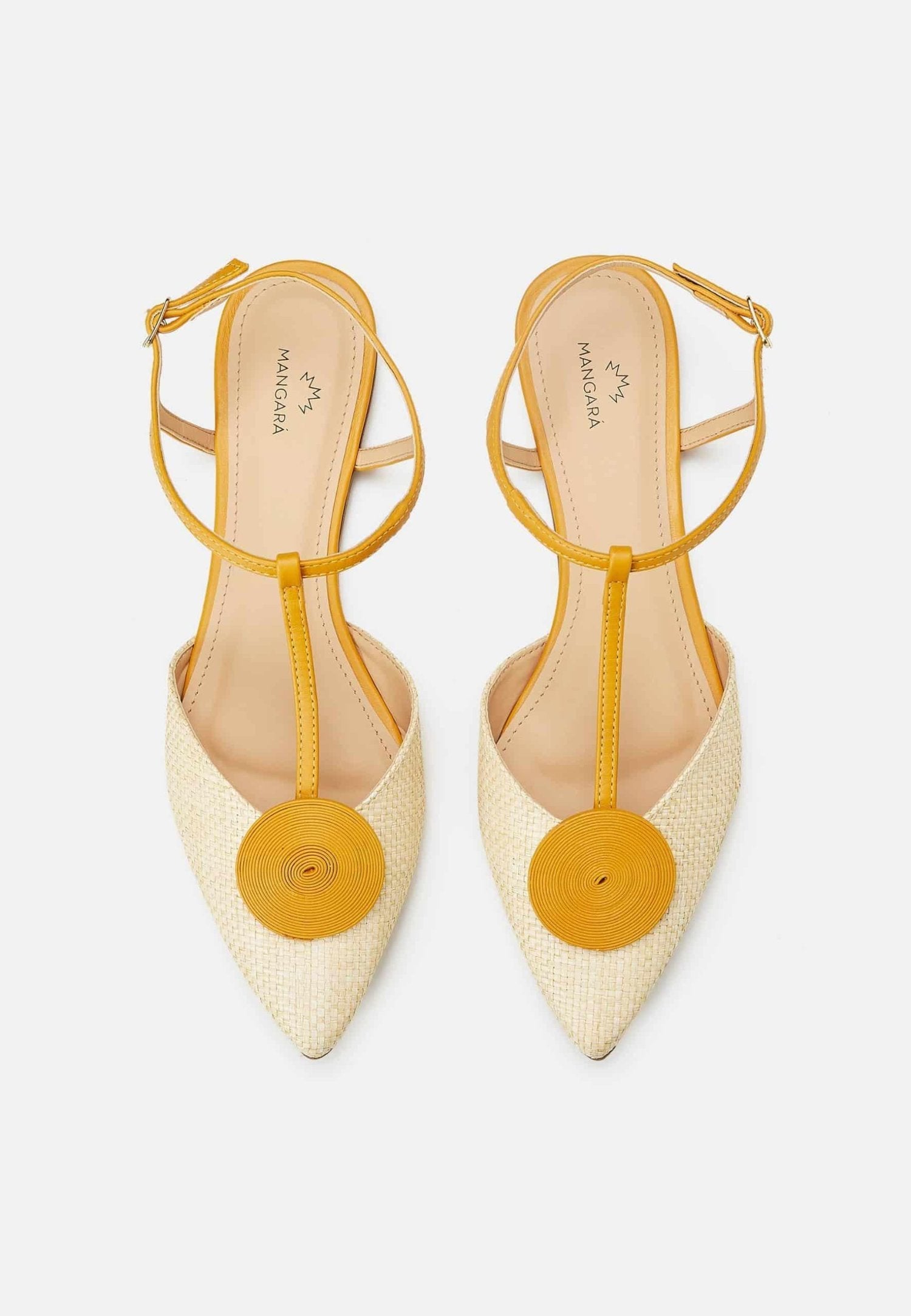 Acerola Textile Sandals – Natural Eco Flat-1