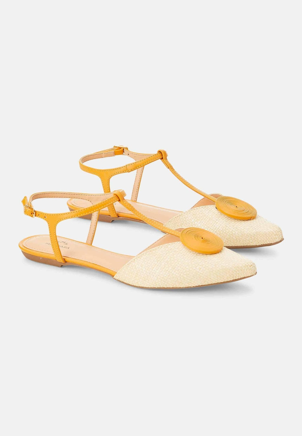 Acerola Textile Sandals – Natural Eco Flat-2