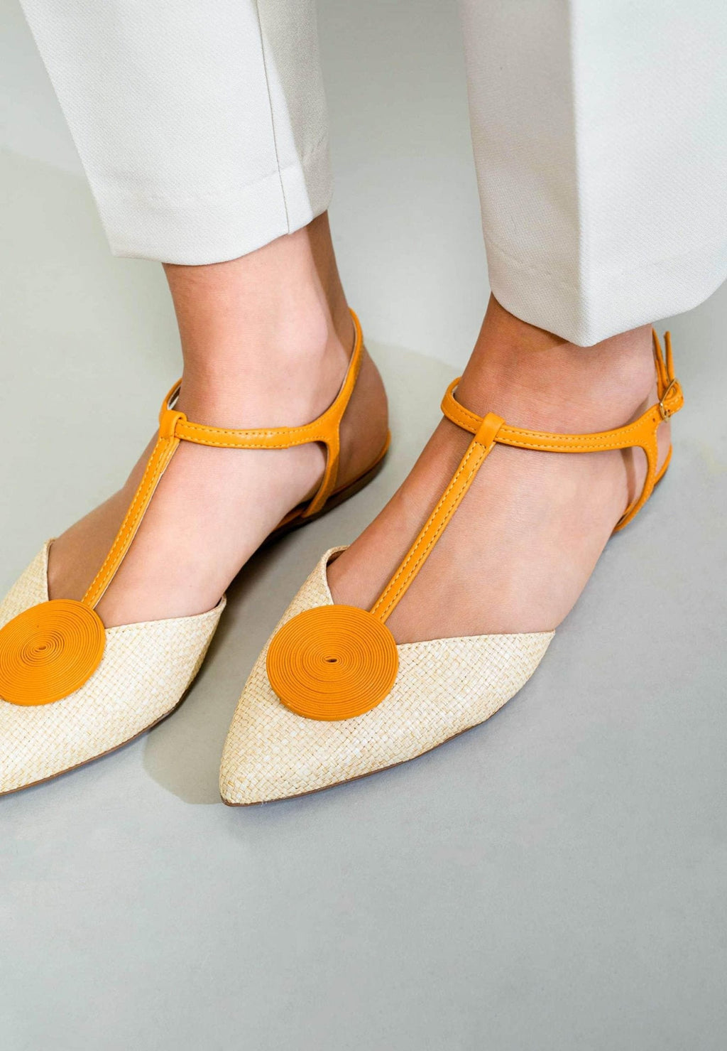Acerola Textile Sandals – Natural Eco Flat-4