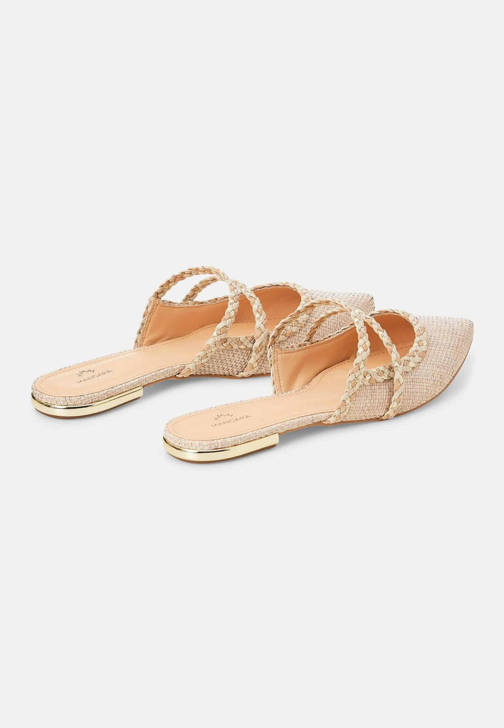 Amburana Textile Mules – Beige Sustainable Flat Slip-On-2