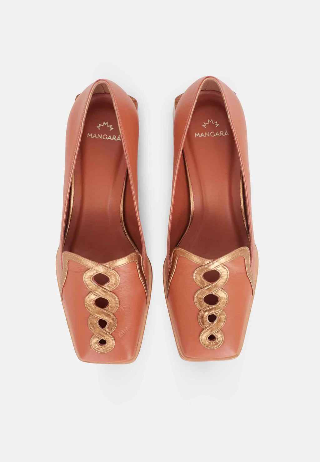 Cordía Caramel Leather Loafers – 4cm Block Heel