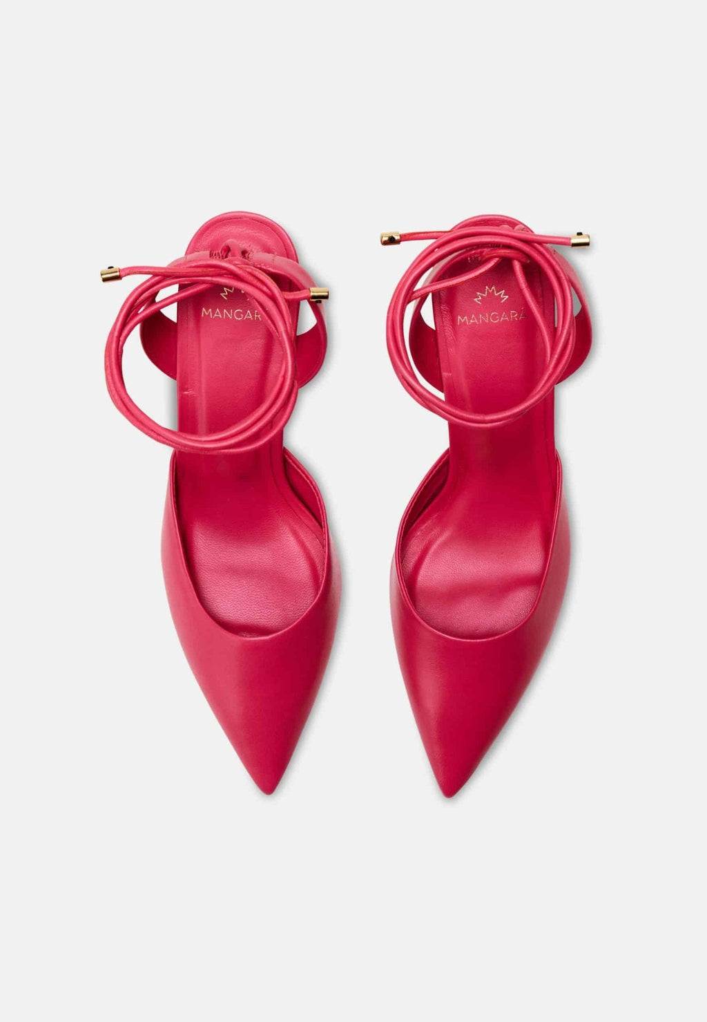 Jaborandi Pink Leather Slingback Heels – 6.5cm Pointed Toe-1