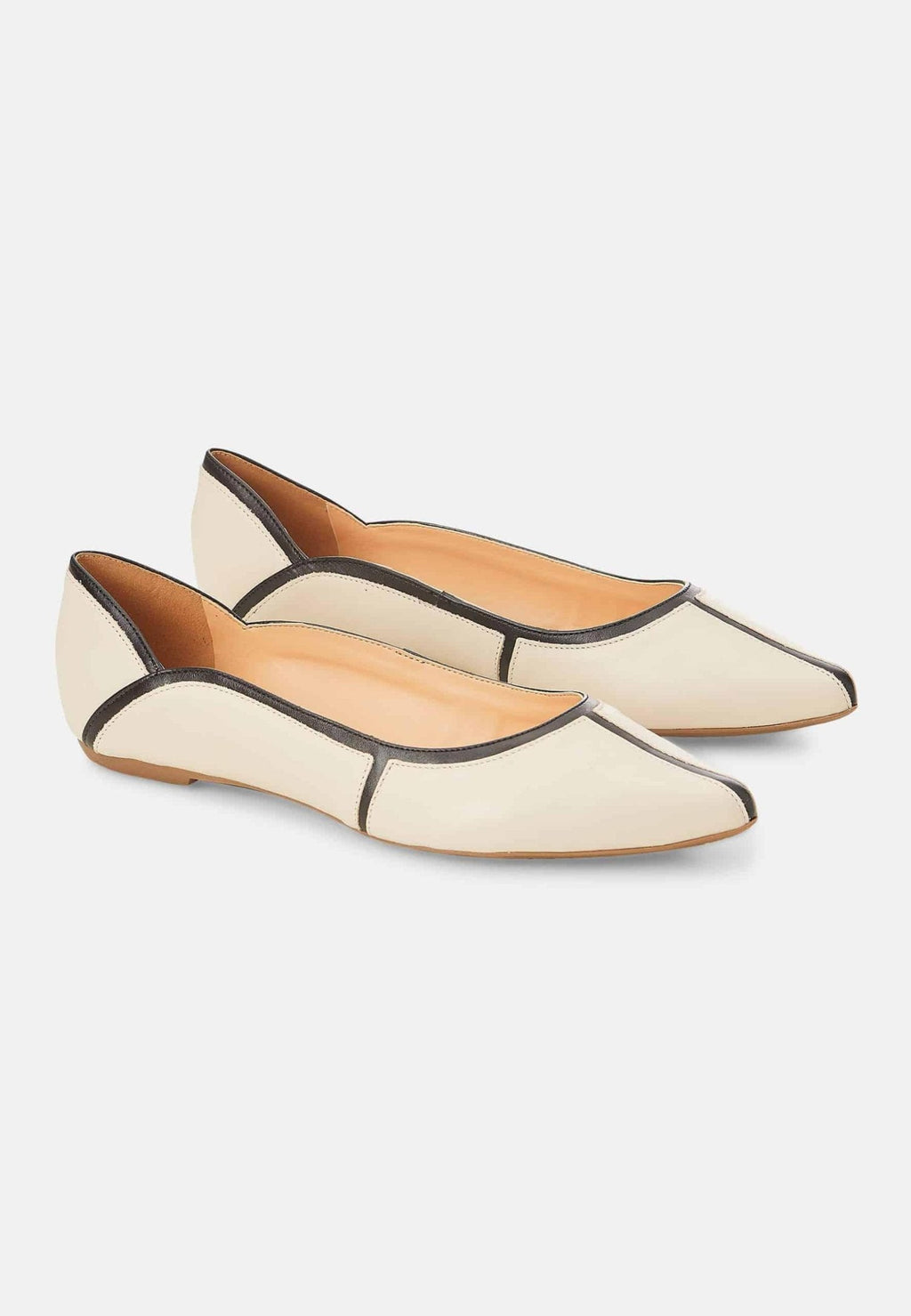 Pitanga Beige Leather Ballerinas (Copy)-2