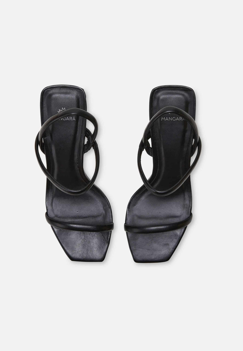 Palmito Goat Black Leather Sandals – 6.5cm Block Heel Open Toe-2
