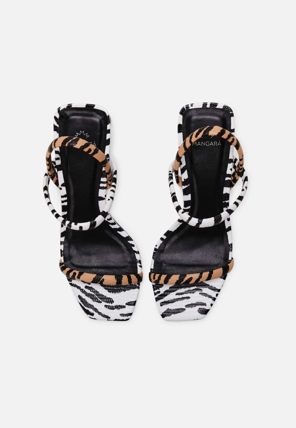 Palmito Animal Print Calf Leather Sandals – 6.5cm Block Heel-1